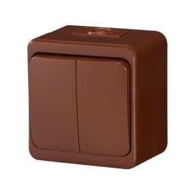 Two-pole switch s/m 10A, 250V IP44 (WNT-2S) Two-pole switch s/m 10A, 250V IP44 (WNT-2S)