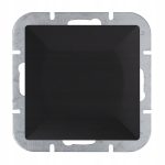 Keresztkapcsoló megvilágítva - fekete matt (WP-8P/S)