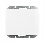 Süllyesztett keresztkapcsoló, megvilágított - fehér (WP-8O/S )