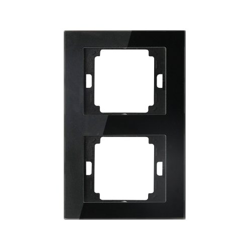 ONYX 2-es üvegkeret függőleges 7 mm - fekete (RA-2OP)