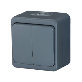 Two-pole switch s/m 10A, 250V IP44 (WNT-2S) Two-pole switch s/m 10A, 250V IP44 (WNT-2S)