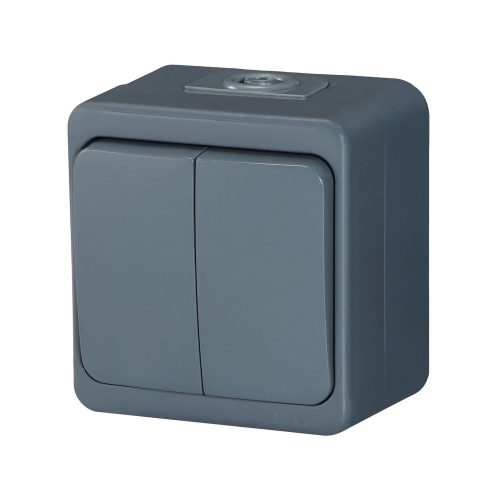 Two-pole switch s/m 10A, 250V IP44 (WNT-2S)