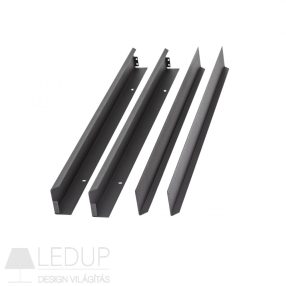 Frame to mounted fixture surface luminaire ALIGINE LINE 600x600mm black   Frame to mounted fixture surface luminaire ALIGINE LINE 600x600mm black