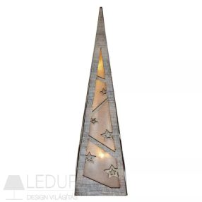 LED piramis, fa, 36 cm, 2x AA, beltéri, meleg fehér, időzítő   LED piramis, fa, 36 cm, 2x AA, beltéri, meleg fehér, időzítő