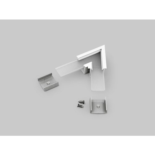 connector LINEA-IN20 60deg white painted /plastic bag
