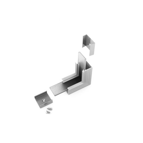 connector LINEA-IN20 90deg bent anod. /plastic bag