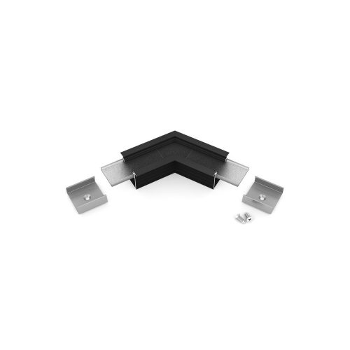 connector LINEA-IN20 120deg black anod. /plastic bag