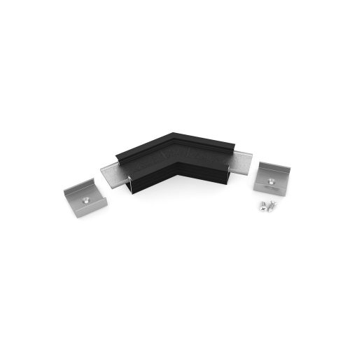 connector LINEA-IN20 135deg black anod. /plastic bag
