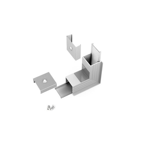 connector LINEA-IN20 270deg bent anod. /plastic bag