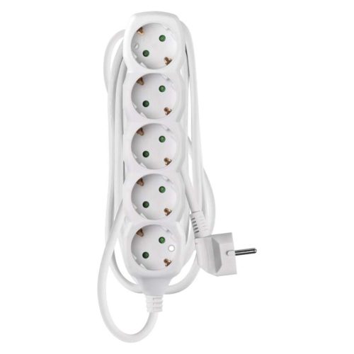 Elosztó (hosszabbító) 5 aljzat 3m 1.5mm2