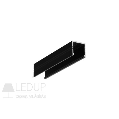 TOPMET LED profil SMART16 BC3/U4 3000 mm fekete eloxált