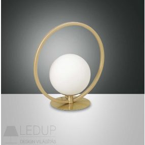 [OUTLET] SIRIO CIRCLE TABLE LAMP GOLD MATT