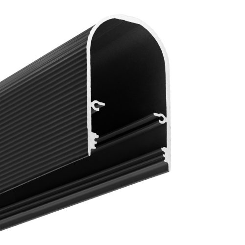 TOPMET LED profil NAMI23 CD-9 2000 mm fekete eloxált