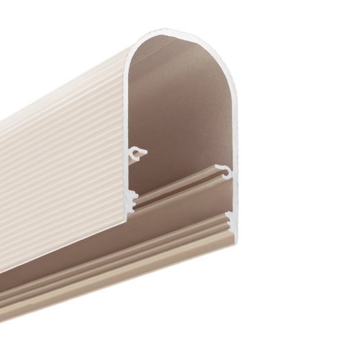 TOPMET LED profil NAMI23 CD-9 2000 mm mandula bézs festett