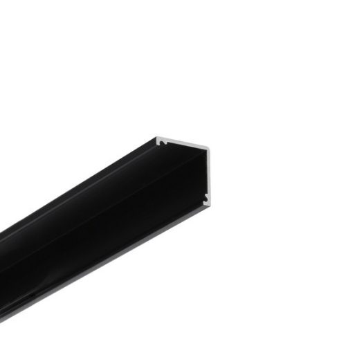 TOPMET LED profil CABI12 DUO E 1000 mm fekete eloxált 
