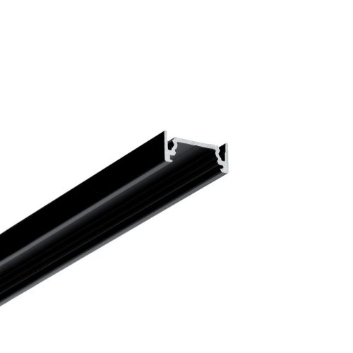 TOPMET LED PROFILE SURFACE10.V2 BC/U 2000 BLACK ANOD.
