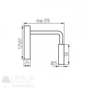 TONIL II LED B falilámpa 3,3W 145lm TONIL II LED B falilámpa 3,3W 145lm