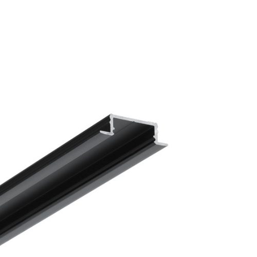 TOPMET LED profil GROOVE14.v2 BC3/Y 2000 mm fekete eloxált 