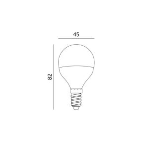 LED bulb MB 4,5W E14 4000K Kobi