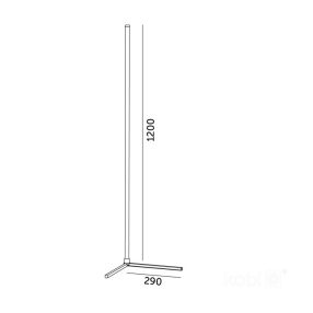 Lampa podłogowa PLAY SL 6W RGB Kobi Design