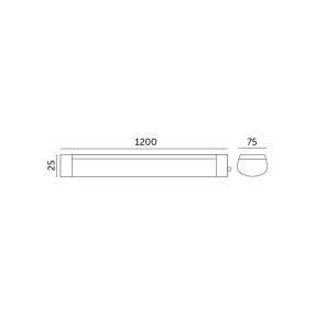 Oprawa liniowa LED DELGADO 36W 120cm 3000K Kobi Oprawa liniowa LED DELGADO 36W 120cm 3000K Kobi
