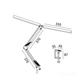Table lamp LED TENUIX DUO 28W 3CCT black LED2B Table lamp LED TENUIX DUO 28W 3CCT black LED2B