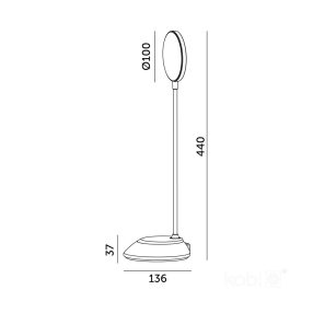 Table lamp LED VISUA DESK 5W Blue LED2B Table lamp LED VISUA DESK 5W Blue LED2B