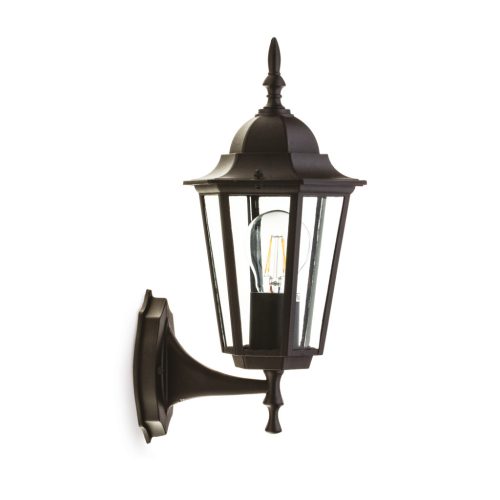 Garden wall lamp LO4101 1xE27 IP54 black Kobi