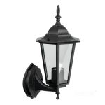 Garden wall lamp LO4101 1xE27 IP54 black Kobi