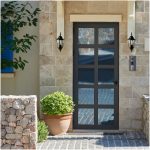 Garden wall lamp LO4101 1xE27 IP54 black Kobi