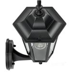 Garden wall lamp LO4101 1xE27 IP54 black Kobi