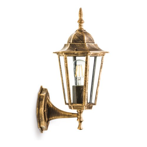 Garden wall lamp LO4101 1xE27 IP54 gold Kobi