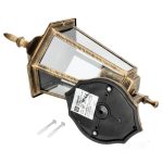 Garden wall lamp LO4101 1xE27 IP54 gold Kobi