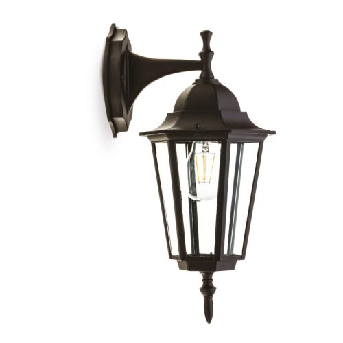 Garden wall lamp LO4102 1xE27 IP54 black Kobi