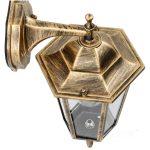 Garden wall lamp LO4102 1xE27 IP54 gold Kobi