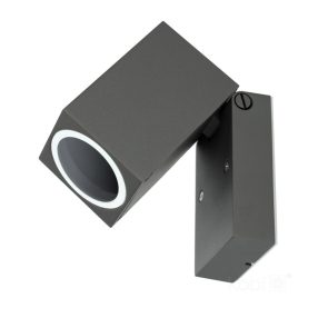 Garden wall lamp QUAZAR 15 1xGU10 IP44 grey Kobi Garden wall lamp QUAZAR 15 1xGU10 IP44 grey Kobi