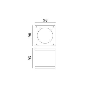 Garden lamp QUAZAR 17 1xGU10 IP44 grey Kobi Garden lamp QUAZAR 17 1xGU10 IP44 grey Kobi