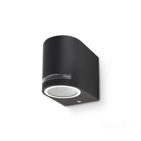 Garden wall lamp QUAZAR 8 1xGU10 IP44 black Kobi Garden wall lamp QUAZAR 8 1xGU10 IP44 black Kobi