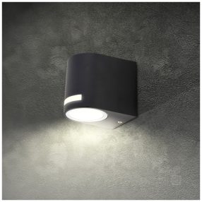 Garden wall lamp QUAZAR 8 1xGU10 IP44 black Kobi Garden wall lamp QUAZAR 8 1xGU10 IP44 black Kobi