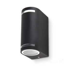Garden wall lamp QUAZAR 9 2xGU10 IP44 black Kobi Garden wall lamp QUAZAR 9 2xGU10 IP44 black Kobi