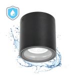 Garden lamp QUERK 2 1xGU10 IP44 black LED2B