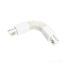 External connector for 3-circuit track FLEX white Kobi External connector for 3-circuit track FLEX white Kobi