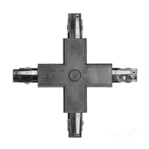 External connector for 3-circuit track X black Kobi