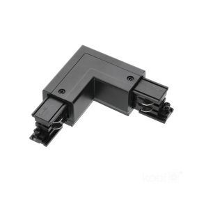 External connector for 3-circuit track L LEFT black Kobi External connector for 3-circuit track L LEFT black Kobi