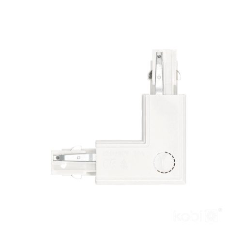 External connector for 3-circuit track L RIGHT white Kobi