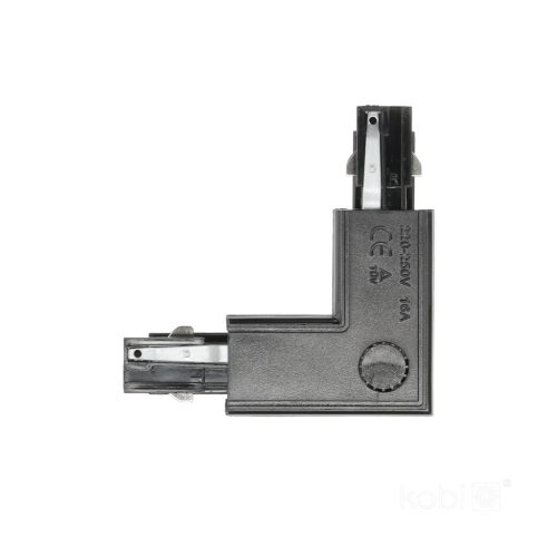 External connector for 3-circuit track L RIGHT black Kobi