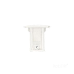 End cap for 3-circuit track white Kobi End cap for 3-circuit track white Kobi