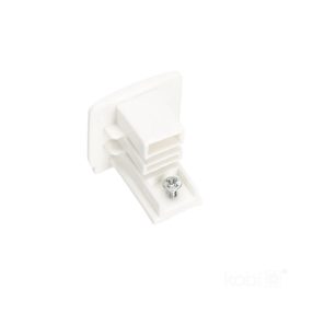 End cap for 3-circuit track white Kobi End cap for 3-circuit track white Kobi