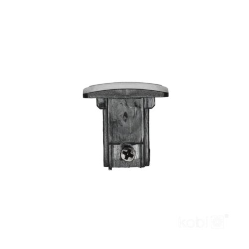 End cap for 3-circuit track black Kobi