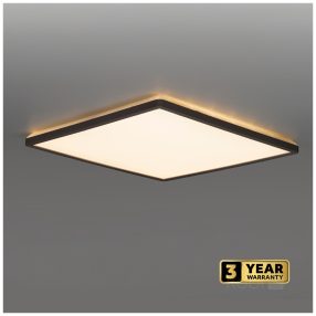 Ceiling lamp LED NIVERA SQUARE 12W 3CCT IP54 black Kobi Premium   Ceiling lamp LED NIVERA SQUARE 12W 3CCT IP54 black Kobi Premium